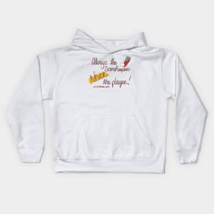 Always the scorekeeper. Never the player! Kids Hoodie